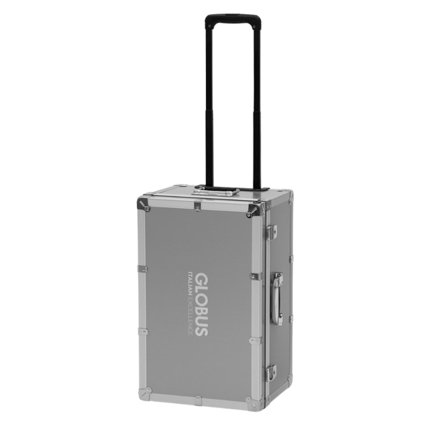 Valise à roulettes pour déplacer et transporter l'appareil Diacare 7000 de manière confortable et sûre